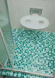 Dubond Blue Bathroom Glass Mosaic Tiles