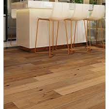 Natu Xl Spc Wood Hickory Roasted Hickory 7 1 2 In W X 3 8 In T X Varying Length Wirebrushed Waterproof Engineered Hardwood Flooring 19 43 Sq Ft