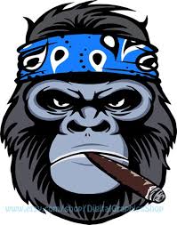 Buy Biker Gorilla Smoking Cigar Svg