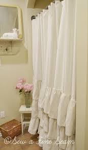 Ruffled Shower Curtain Sew A Fine Seam