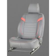 Grey Pink Art Leather Car Seat Covers