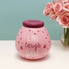 Dreams Live Laugh Save Money Pot