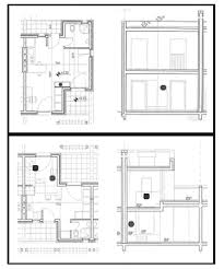 Floor Plan And Section Of Single Y