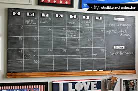 How To Make A Chalkboard Calendar