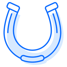 Horseshoe Generic Blue Icon