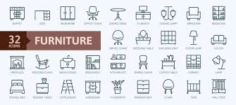 100 000 Furniture Icon Vector Images