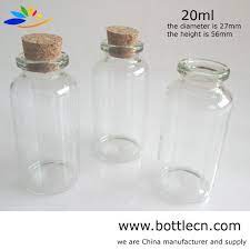 20ml Miniature Glass Bottle With Cork