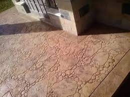 Colored Stamped Concrete For Flooring