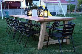 Diy Outdoor Dining Table Outdoor