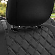 Fh Group Neoprene Waterproof 47 In X 1 In X 23 In Custom Fit Seat Covers For 2018 2023 Jeep Wrangler Jl 4dr Front Set Black