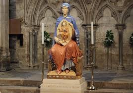 Unveils Sculpture In Lincoln Cathedral