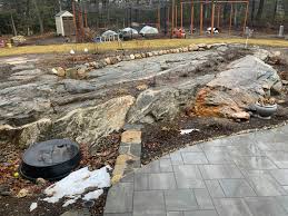 How To Lay Patio Over Existing Rock Ledge