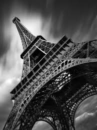 Eiffel Tower B W Photography Posters
