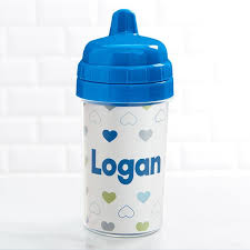 Hearts Personalized Toddler 10 Oz Sippy