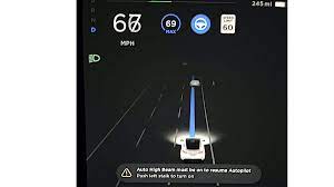 tesla model y owner reports autopilot