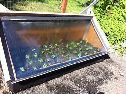 Cold Frame Made From Sliding Glass Door