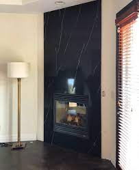 Fireplace Surround By A Full Slab Of