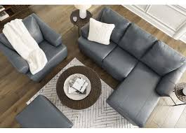 Genuine Leather Lounge Suite Set In