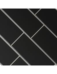 Dark Gray Subway Tile Backsplash