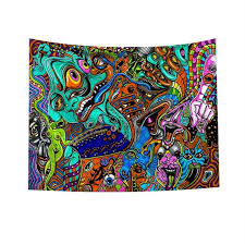 Psychedelic Tapestry Trippy Tapestry