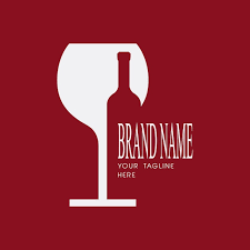 Wine Glass Logo Vector Wine Glass Icon