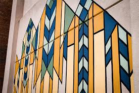 Frank Lloyd Wright Inspired Murals