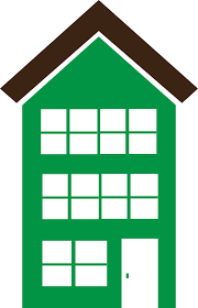 Town Townhouses Home Icon Sign Symbol