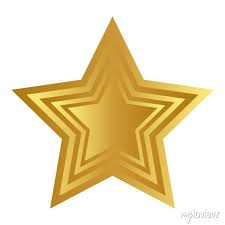 Golden Star Icon Symbol