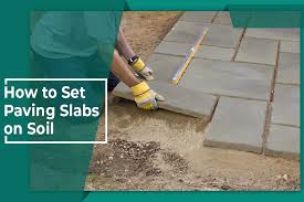 Laying Paving Slabs On Soil Best