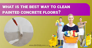 Clean Painted Concrete Floors Best