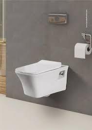 Neogold Ceramic Wall Hung Toilet White