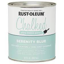 Rust Oleum 30 Oz Chalked Serenity Blue