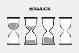 Hourglass Icon Ilration Set
