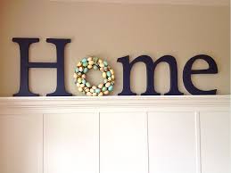 Painted Standing Wood Letters
