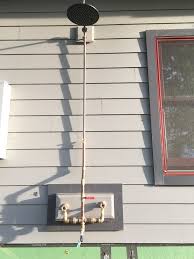 Outdoor Shower In Cold Climate