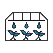 Greenhouse Icon Editable Bold Outline