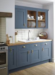Blue Farmhouse Kitchen Cabinets