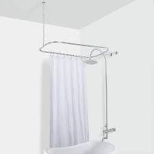 Hoop Shower Rod For Clawfoot Tub