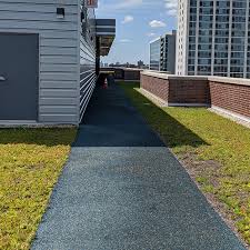 Green Roof Pvc Installation For Newly