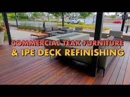 Commercial Teak Furniture And Ipe Deck