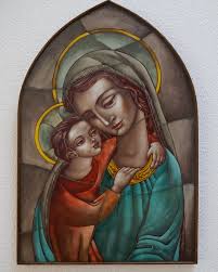 Buy Opaline Glass Icon H39cm Our Lady