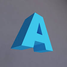 Low Poly Paper Craft 3d Letter A