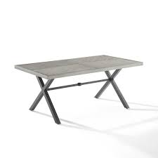 Crosley Furniture Otto Black Metal Outdoor Dining Table