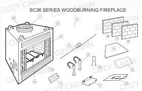 Woodburing Fireplace Sc36
