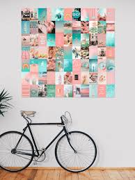 Teal Aesthetic Wall Collage Kit