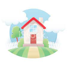 Little House Icon Stock Photo Royalty
