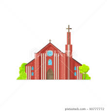 Protestant Church Building Icon