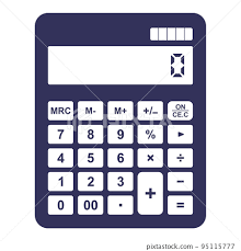 Black Calculator Icon Who Counts Math