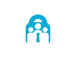 Security Human Lock Icon Logo Graphic