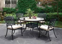 Tile Top Round Patio Table